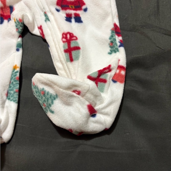 Carter's Red and Green Santa Train One Piece - Picture 2 of 4